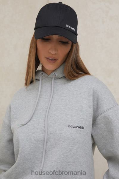accesorii House of CB șapcă de baseball cu cataramă neagră devon X4F681063