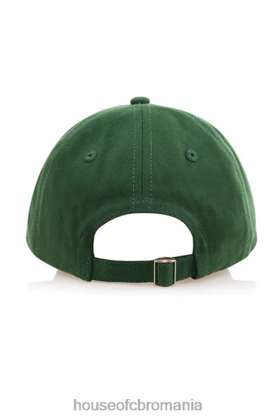 accesorii House of CB șapcă de baseball cu cataramă verde devon X4F681061