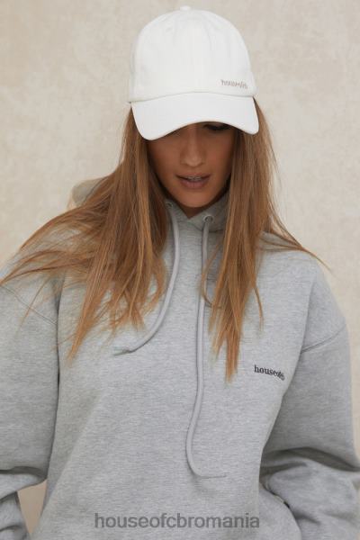 accesorii House of CB șapcă de baseball devon off white cataramă spate X4F681062
