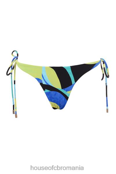 îmbrăcăminte House of CB bikini isla grande albastru verde halter X4F681243