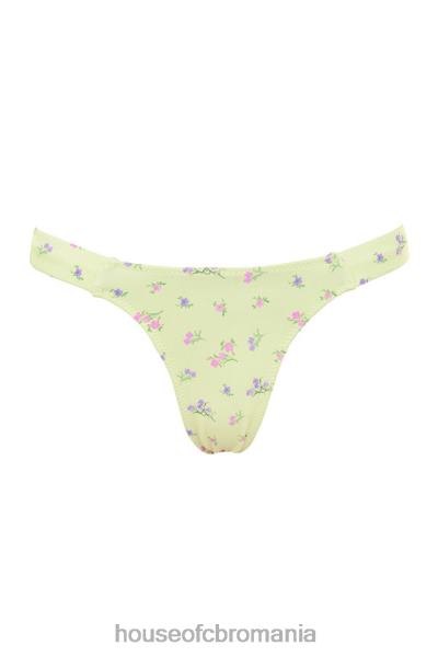 îmbrăcăminte House of CB bikini cu imprimeu floral mariposa lemon X4F681247