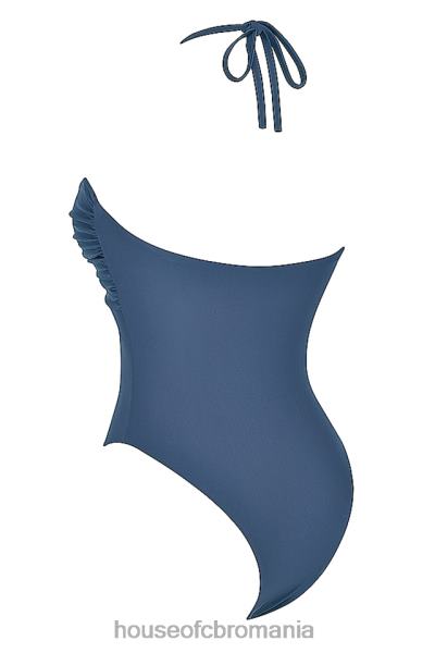 îmbrăcăminte House of CB costum de baie aruba albastru adânc adunat X4F681188