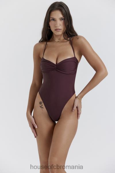 îmbrăcăminte House of CB costum de baie aruba cacao X4F681180