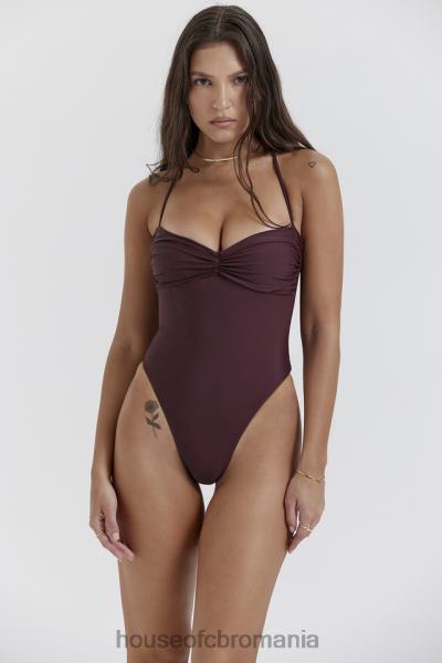 îmbrăcăminte House of CB costum de baie aruba cacao X4F681180