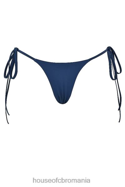 îmbrăcăminte House of CB Santorini deep blue cravată lateral fund bikini X4F681187