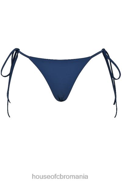 îmbrăcăminte House of CB Santorini deep blue cravată lateral fund bikini X4F681187