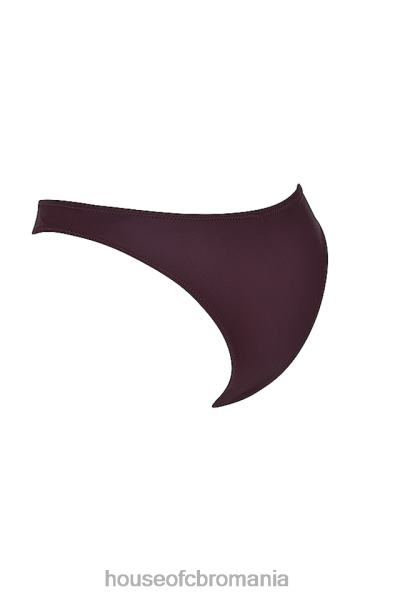 îmbrăcăminte House of CB fund de bikini capri cacao cu picior înalt X4F681192