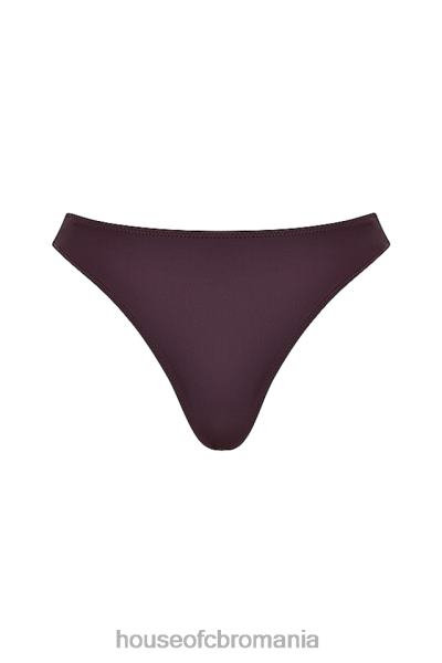 îmbrăcăminte House of CB fund de bikini capri cacao cu picior înalt X4F681192