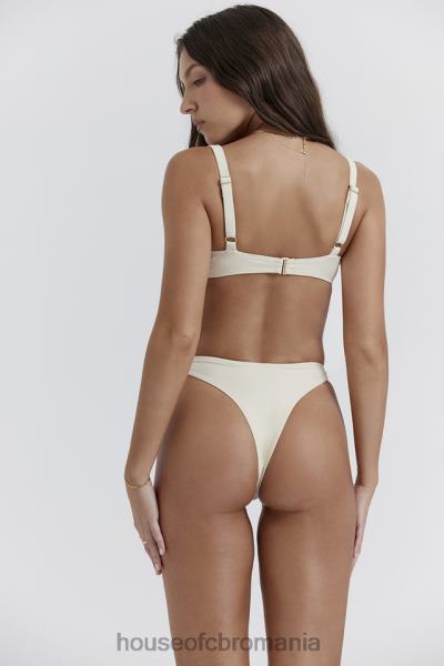 îmbrăcăminte House of CB fund de bikini capri vanilla picior înalt X4F681171