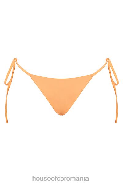 îmbrăcăminte House of CB santorini portocaliu deschis cravată lateral fund de bikini X4F681184