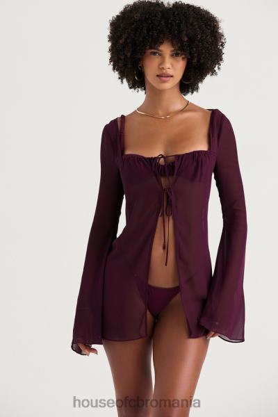 îmbrăcăminte House of CB Provence prune cover up X4F681198