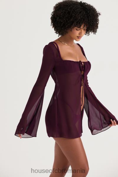 îmbrăcăminte House of CB Provence prune cover up X4F681198