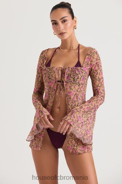 îmbrăcăminte House of CB acoperire florală cu măsline provence X4F681199