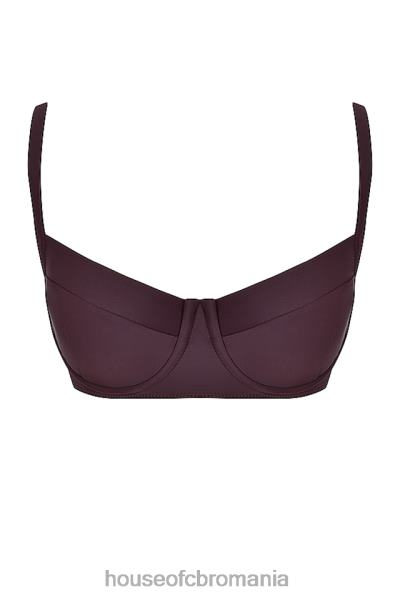 îmbrăcăminte House of CB Haut de bikini cu sârmă lourdes cacao X4F681178