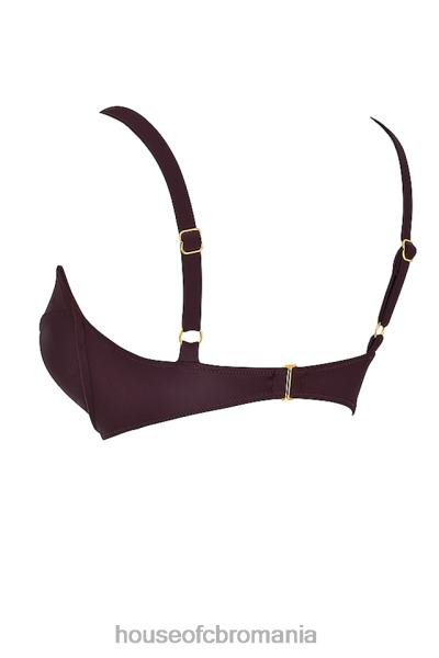 îmbrăcăminte House of CB Haut de bikini cu sârmă lourdes cacao X4F681178