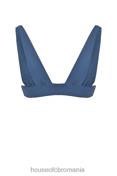 îmbrăcăminte House of CB top bikini seychelles deep blue cravată la spate X4F681177