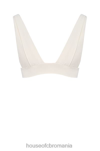 îmbrăcăminte House of CB top bikini seychelles vanilie cravată la spate X4F681170