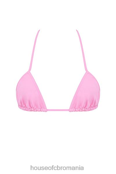 îmbrăcăminte House of CB top de bikini triunghi cu flori de bali X4F681164