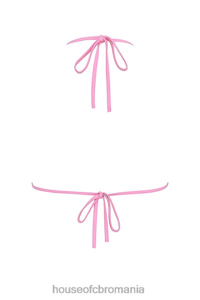 îmbrăcăminte House of CB top de bikini triunghi cu flori de bali X4F681164