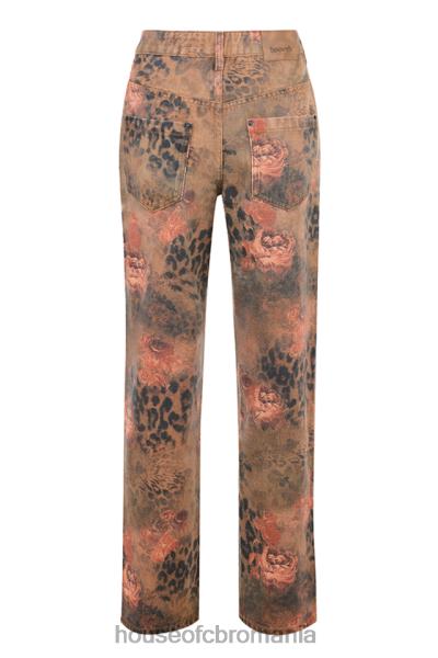 îmbrăcăminte House of CB blugi samia cu imprimeu floral X4F68638