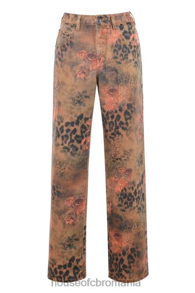 îmbrăcăminte House of CB blugi samia cu imprimeu floral X4F68638