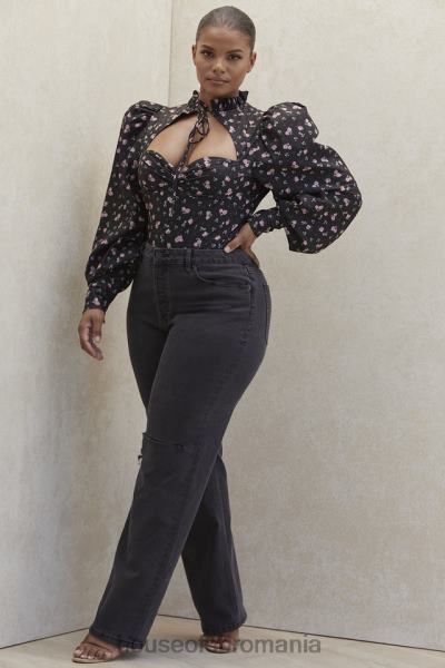 îmbrăcăminte House of CB blugi tate carbon vintage fit antique wash X4F68644