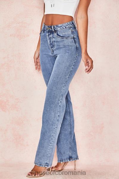 îmbrăcăminte House of CB blugi yara vintage cu talie înaltă X4F68646