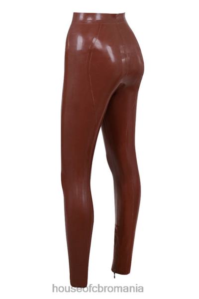 îmbrăcăminte House of CB Lia cacao latex jambiere talie înaltă X4F68969