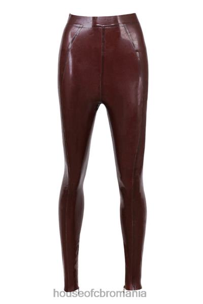 îmbrăcăminte House of CB colanți din latex cu stafide lia cu talie înaltă X4F681003