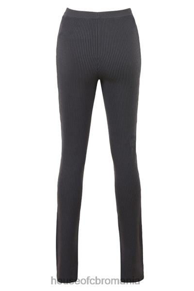îmbrăcăminte House of CB jambiere din tricot cu nervuri mitzi gri închis X4F68893