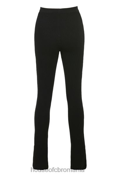 îmbrăcăminte House of CB jambiere din tricot cu nervuri negre mitzi X4F68876