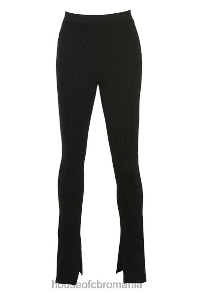 îmbrăcăminte House of CB jambiere din tricot cu nervuri negre mitzi X4F68876