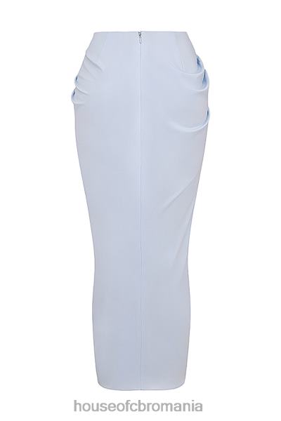 îmbrăcăminte House of CB fustă maxi albastru moale vesper X4F68850