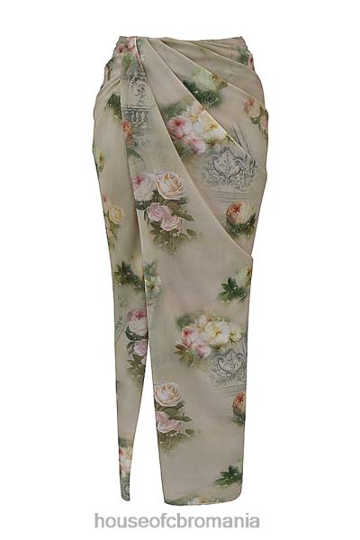îmbrăcăminte House of CB fustă maxi florală vesper vintage X4F68869