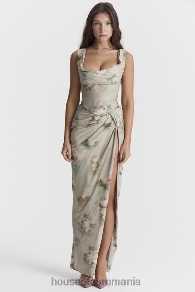 îmbrăcăminte House of CB fustă maxi florală vesper vintage X4F68869