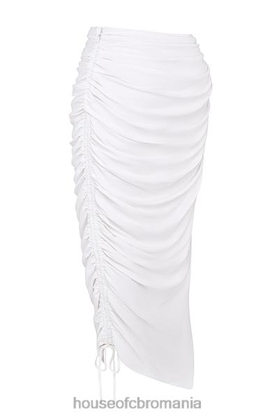 îmbrăcăminte House of CB fustă maxi strânsă albă loie X4F68847