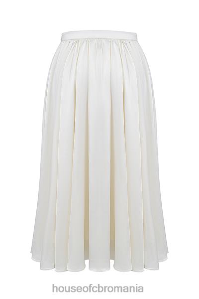 îmbrăcăminte House of CB suzette ivory fustă midi adunată X4F68839