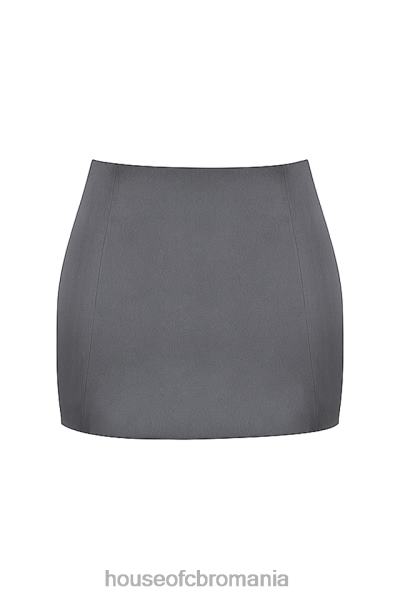 îmbrăcăminte House of CB catalina shadow satin fustă mini linie a X4F68936