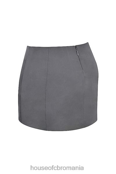 îmbrăcăminte House of CB catalina shadow satin fustă mini linie a X4F68936