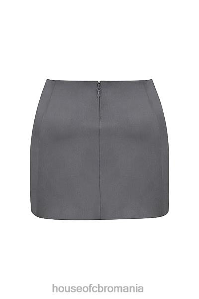 îmbrăcăminte House of CB catalina shadow satin fustă mini linie a X4F68936