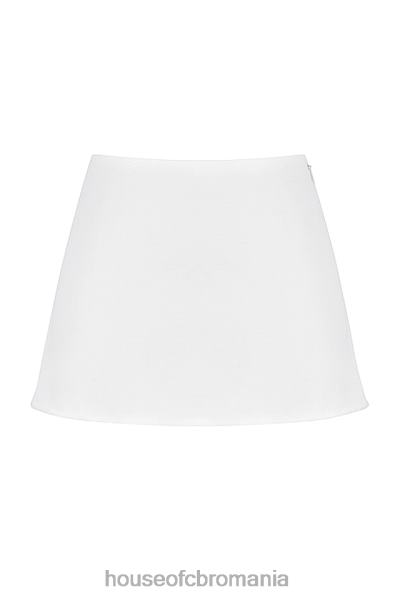 îmbrăcăminte House of CB fustă mini a-line din in alb mallie X4F68916