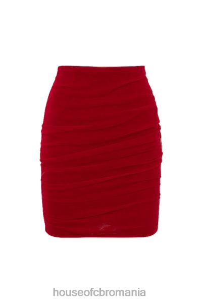 îmbrăcăminte House of CB fustă mini din tul roșu rosita X4F68985