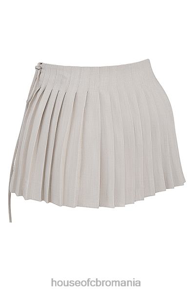 îmbrăcăminte House of CB fustă mini pliată cu piatră tatum X4F68848