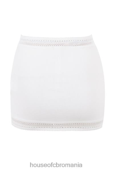 îmbrăcăminte House of CB fustă mini sarelle ivory dainty tricot X4F68921