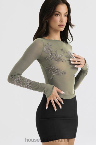 îmbrăcăminte House of CB fustă mini sculptată neagră nisha X4F68896