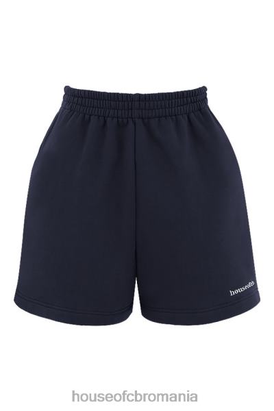 îmbrăcăminte House of CB pantaloni scurți auden din tricou bleumarin X4F68994