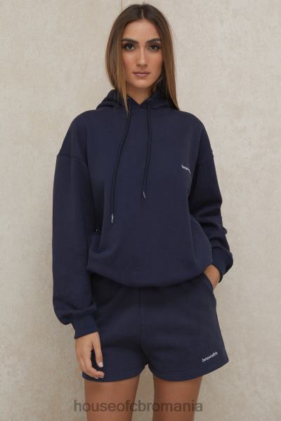 îmbrăcăminte House of CB pantaloni scurți auden din tricou bleumarin X4F68994