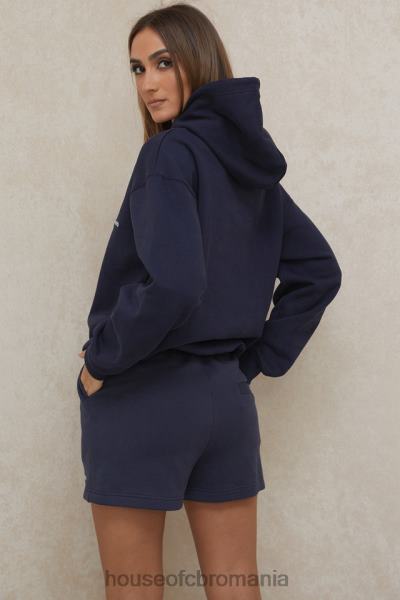 îmbrăcăminte House of CB pantaloni scurți auden din tricou bleumarin X4F68994