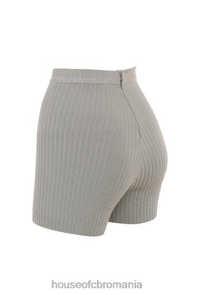îmbrăcăminte House of CB pantaloni scurți bandaj eden grey marl X4F68982