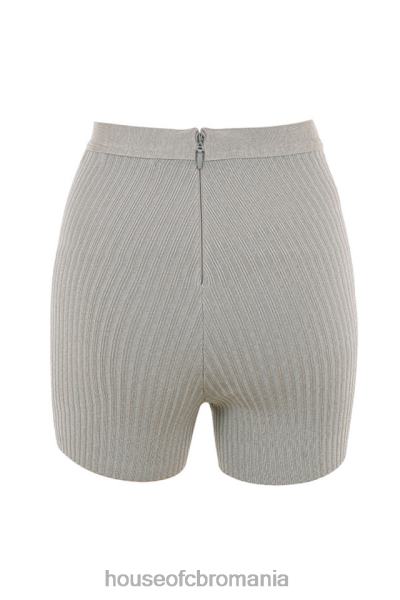 îmbrăcăminte House of CB pantaloni scurți bandaj eden grey marl X4F68982